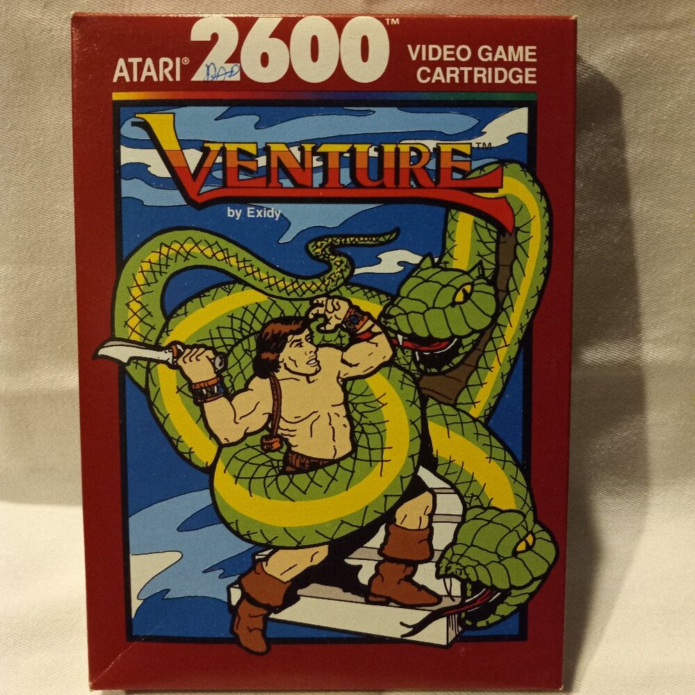 VENTURE CIB - ATARI 2600 Red Label UN-Tested
